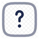 Carre De Questions Aide Question Icône