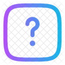 Carre De Questions Aide Question Icône