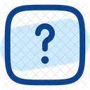 Carre De Questions Icône