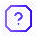 Question Square Straight Question Ask Icon