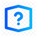 Question Stretched Hexagon Ui User Interface Icon