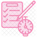 Quizzes Duotone Line Icone Icon