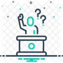Questioning Interrogation Inquiry Icon