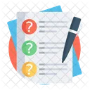 Survey Feedback Form Questionnaire Icon