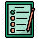 Questionnaire Satisfaction Checklist Symbol