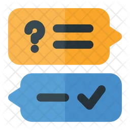 Questions And Answer  Icon
