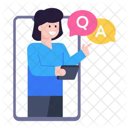 Questions and Answers  Icon