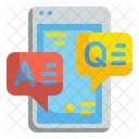 Questions Answer Faq Chat Icon
