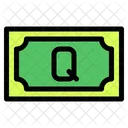 Quetzal Banknote Country Icon