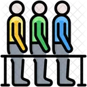 Queue People Line Icon