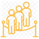 Queue Line Duotone Line Icon Icon