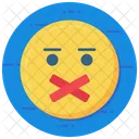 Emoticon Quiet Face Expression Icon
