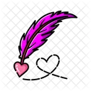 Quil Valentine Bird Icon