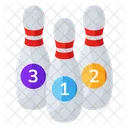 Quilles Bowling Quilles Icône