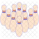 Quilles Bowling Jeu Icône