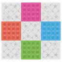 Quilting Decorative Patchwork Mat Cutting Icon