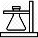 Quimica Experimento Matraz De Laboratorio Icono
