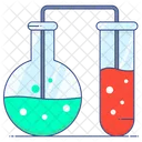 Quimica Matraz De Quimica Practicas De Laboratorio Icono