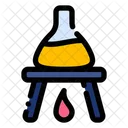 Quimica Laboratorio Vidrio Icono