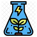 Quimica Planta Tubo De Ensayo Icono