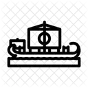 Quinquereme Ancient Ship Icon