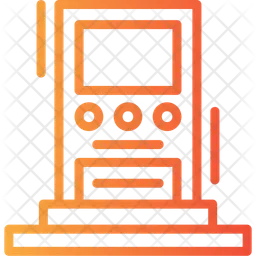 Quiosque de pagamento de estacionamento  Ícone