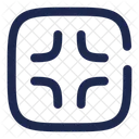 Quit Full Screen Square  Icon