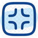 Quit Full Screen Square Icon