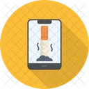 Quit Smoking Smartphone Lungs Icon