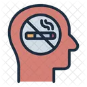 Quit Smoking Mind Psychology Icon