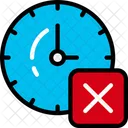 Quitar Reloj Borrar Temporizador De Alarma Icono