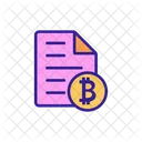 ICO Bitcoin Konzept Symbol