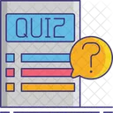 Quiz Education Idea Icon
