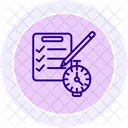 Quizzes Line Icon Icône