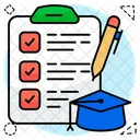 Quiz Paper Test Paper Exam Paper Icon