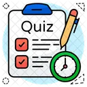 Quiz Test Prufungsbogen Icon