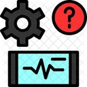 Quiz Pulse Quiz Heartbeat Interrogation Throb Icon