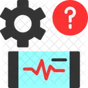 Quiz Pulse Quiz Heartbeat Interrogation Throb Icon