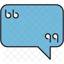 Quotation Chatting Message Icon