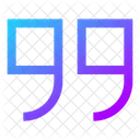 Quote Down Icon