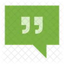 Quote Text Quotation Icon