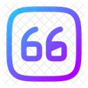 Quote Up Square Quote Up Quotes Icon