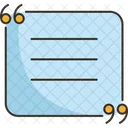 Quotes  Icon
