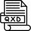 Qxd Fichier Qxd Format Qxd Icône