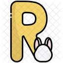 R Alphabet Education Icon