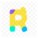 R Alphabet Letter Icon