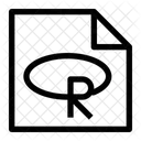R Datei Dateiformat Erweiterung Symbol