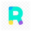 R Alphabet Letter Icon