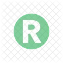 R Alphabet Letter Icon