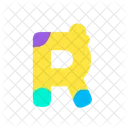 R Alphabet Letter Icon